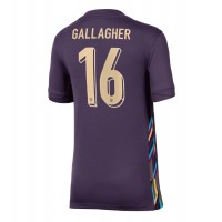 Camiseta Inglaterra Conor Gallagher #16 Visitante Equipación para mujer Eurocopa 2024 manga corta